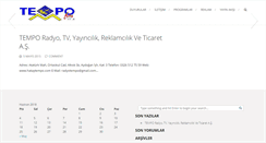 Desktop Screenshot of hataytempo.com